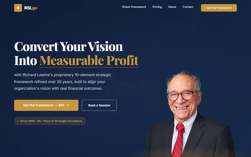 RSL Go website screenshot